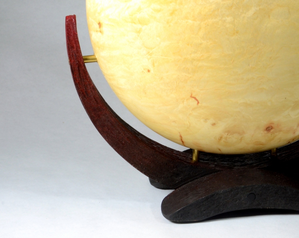 Manitoba Maple Disc Vase Base